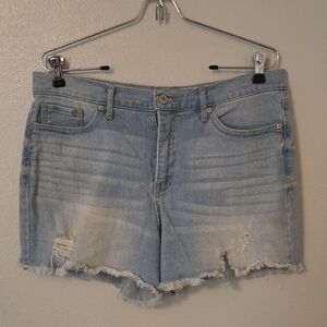 Scoop | Distressed Cutoff Jean Shorts Size 12